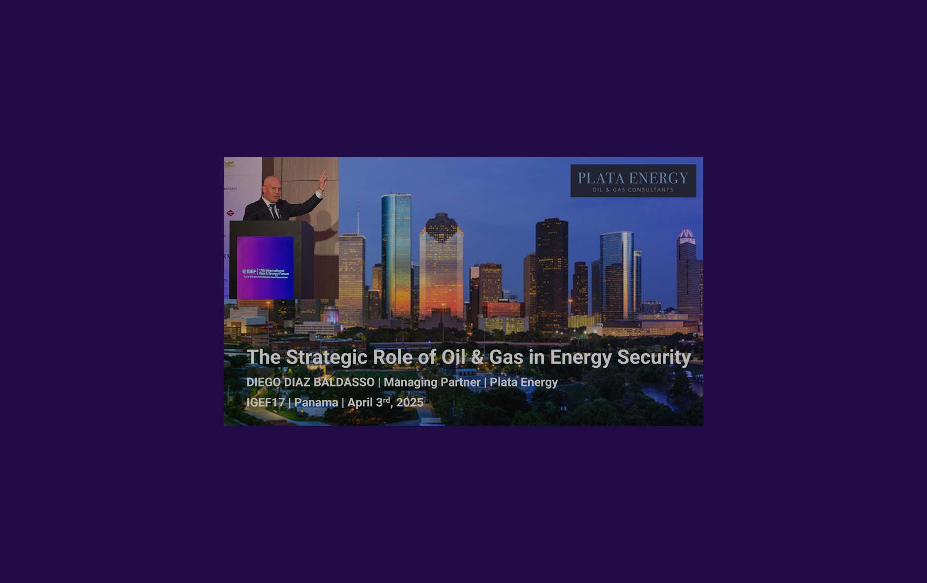 The Strategic Role of Oil & Gas in Energy Security